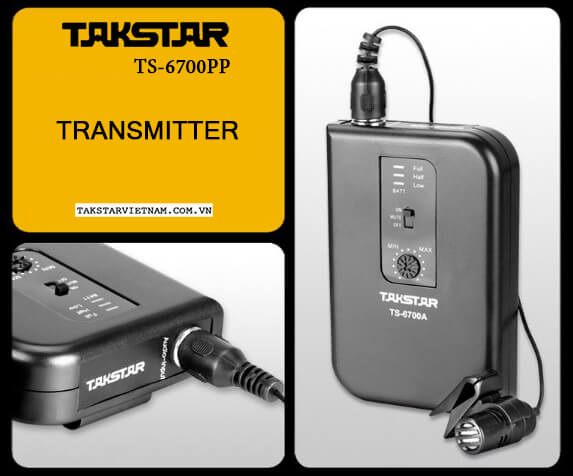 Micro đeo tai Takstar TS-6700PP Bộ phát micro Takstar TS 6700PP