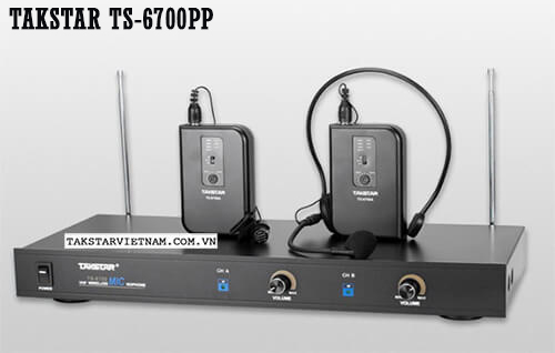 Micro đeo tai Takstar TS-6700PP Micro Takstar TS 6700PP cài áo không dây